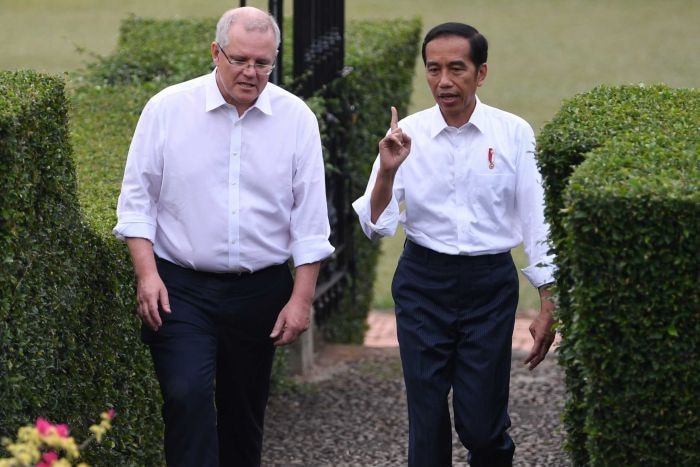 PM Scott Morrison dan Presiden Joko Widodo