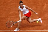 Gajdosova in action at Roland Garros
