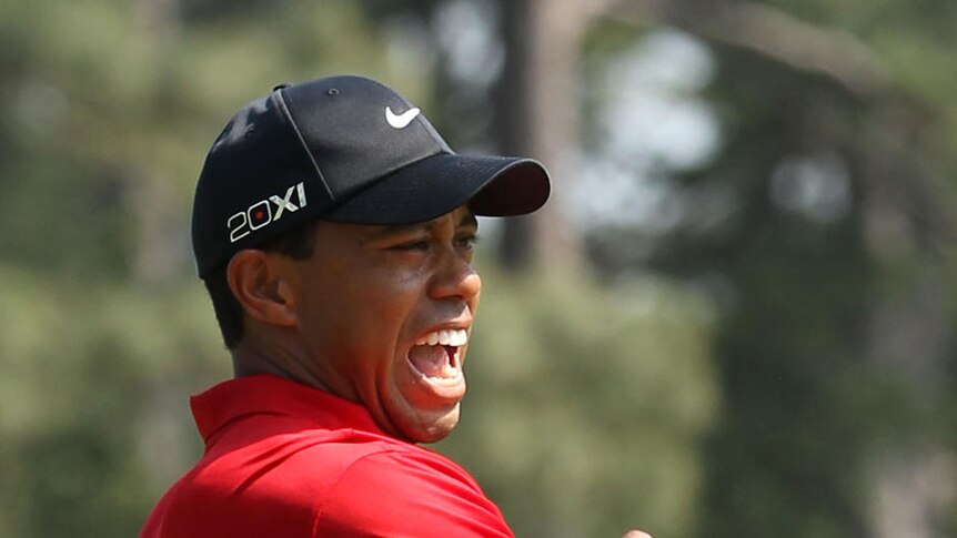 Right at home ... Tiger Woods will head to Augusta National with confidence after Sunday's win.