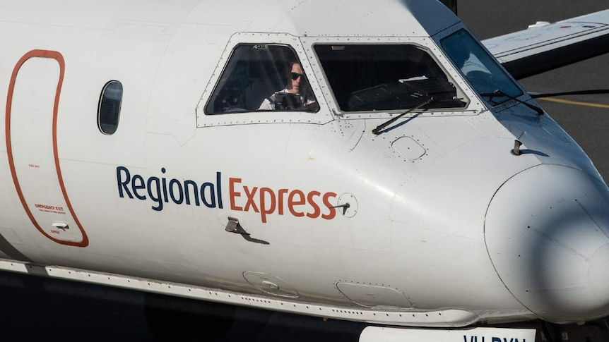 A regional express airplane