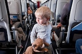 It's a good idea to bring soft toys on board to keep your children distracted