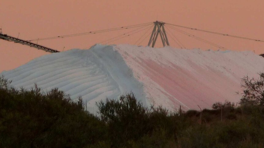 Salt mound in Onslow