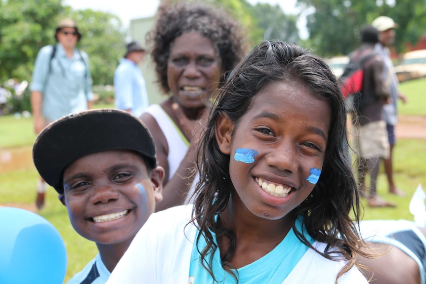 Tuyu Buffaloes supporters at 2016 Tiwi Islands Grand Final