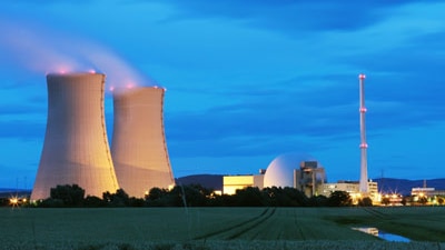 File photo: A general view of the nuclear power plant Grohnde (Getty Images: Thomas Starke)