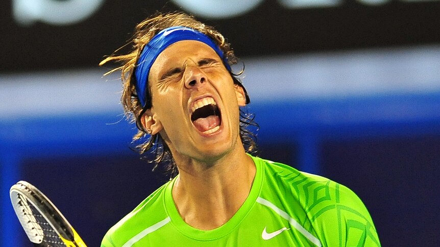 Knee injury ... Rafael Nadal