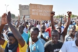 Hundreds of protesters take to the streets of Ouagadougou, Burkina Faso