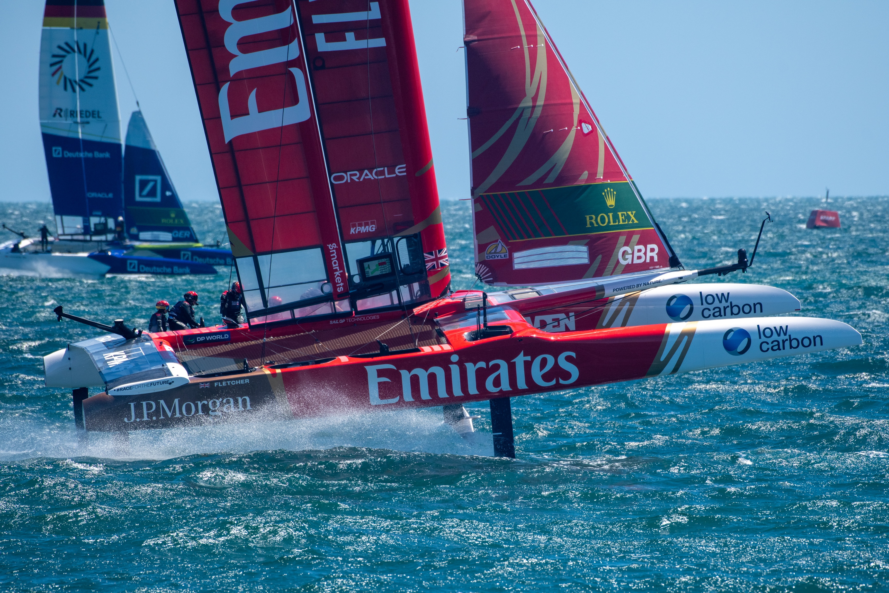 Great Britain edges Australia to win SailGP event in Perth