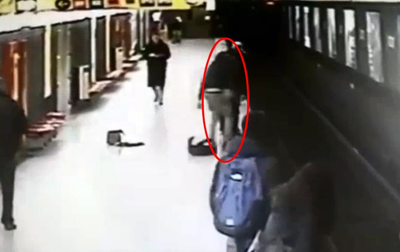 Toddler rescued from train tracks by quick-acting student in busy Milan ...