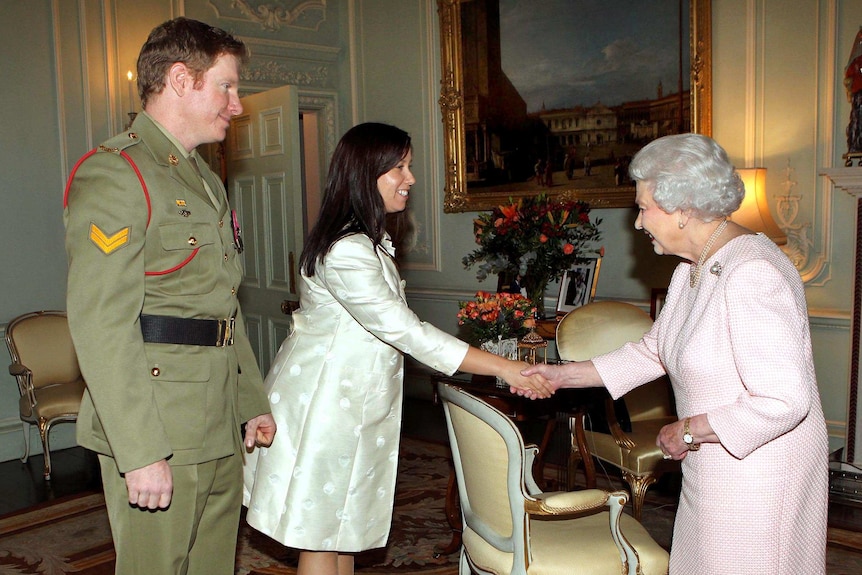 VC recipient at Buckingham Palace