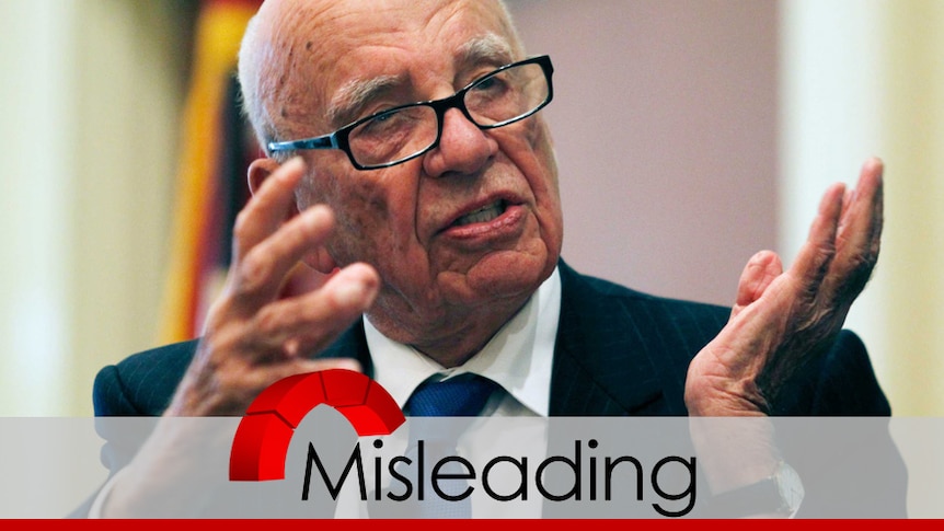 Rupert Murdoch misleading on North and South Poles
