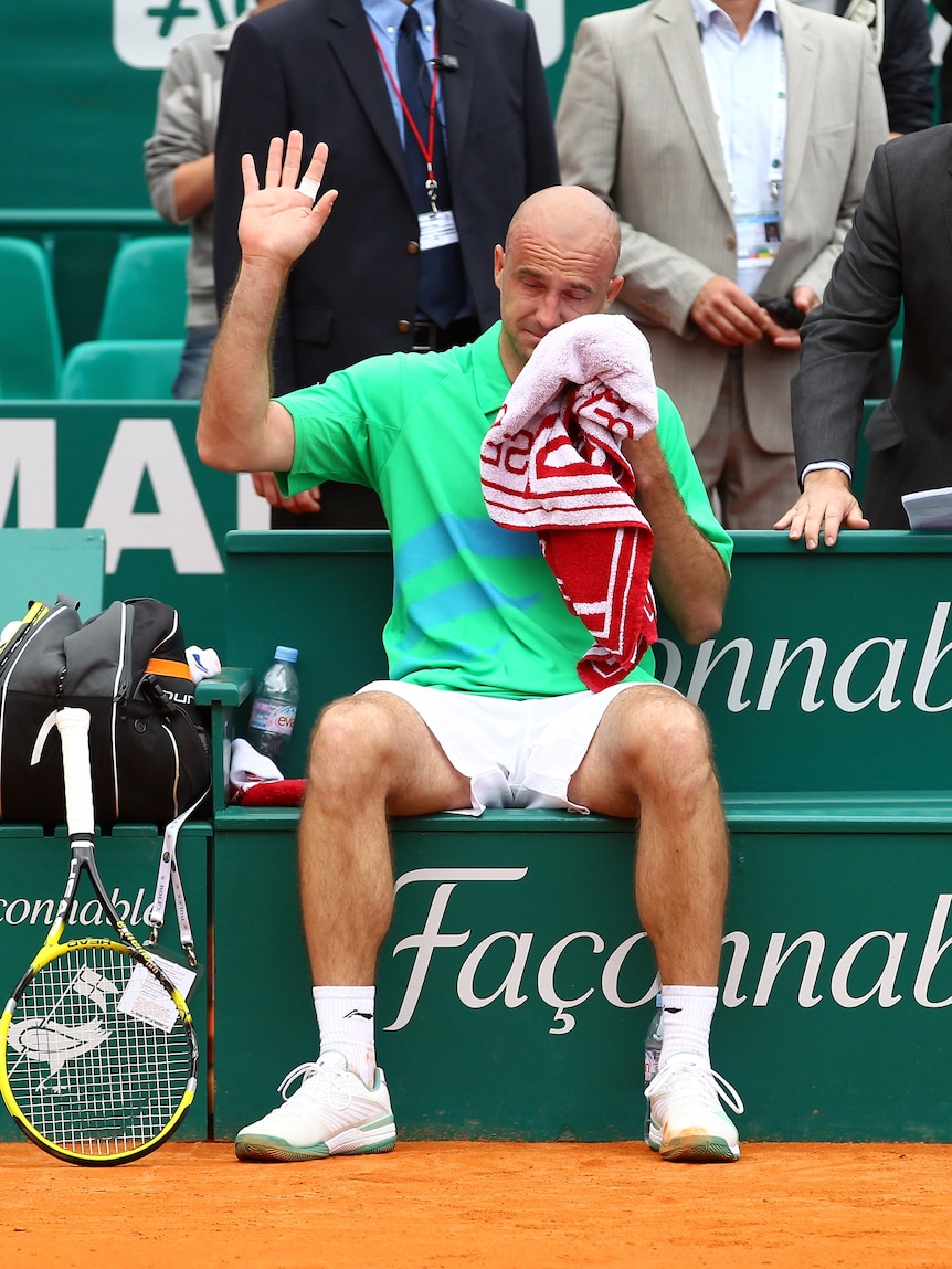 This is the end ... an emotional Ivan Ljubicic waves goodbye