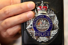 Australian Federal Police badge (ABC: AFP)