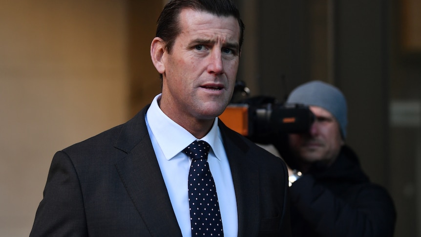 Ben Roberts-Smith arrives at court