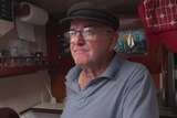 Jim Pembroke in the galley of his yacht