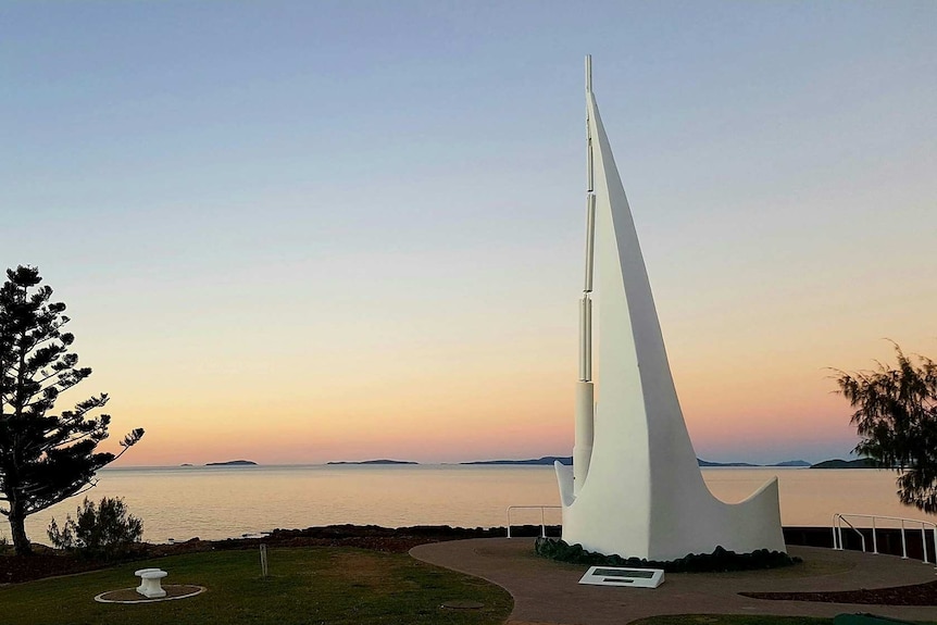 The Singing Ship at Emu Park at dusk