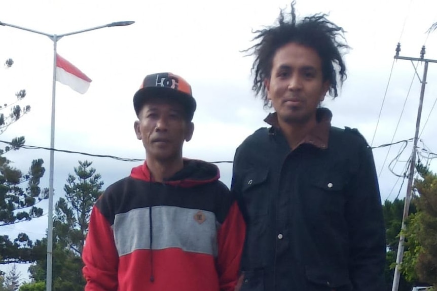 Dwi dan Ramli, warga pendatang di Wamena, Papua.