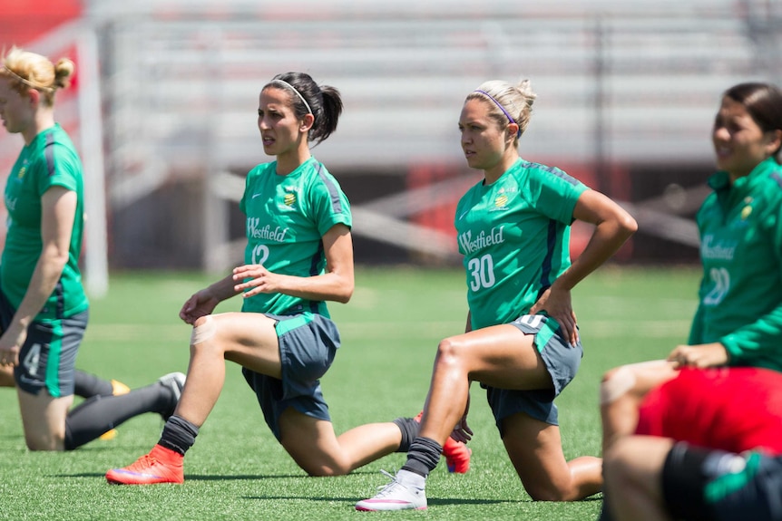 Matildas training