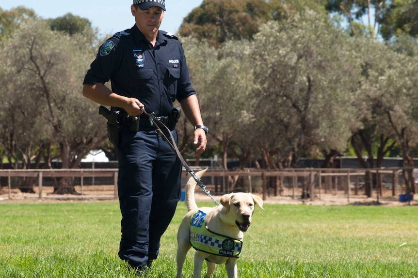 Sgt Peter Crouch and PD Shari.