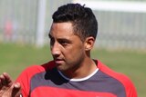 Benji Marshall at Dragons training