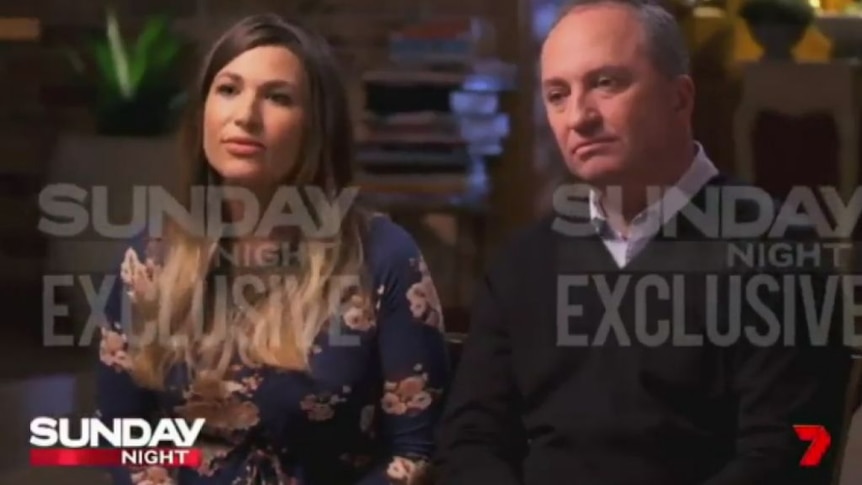 Channel Seven promotes its Sunday Night interview with Barnaby Joyce and Vikki Campion