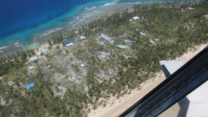 Aerial view of Ulithi
