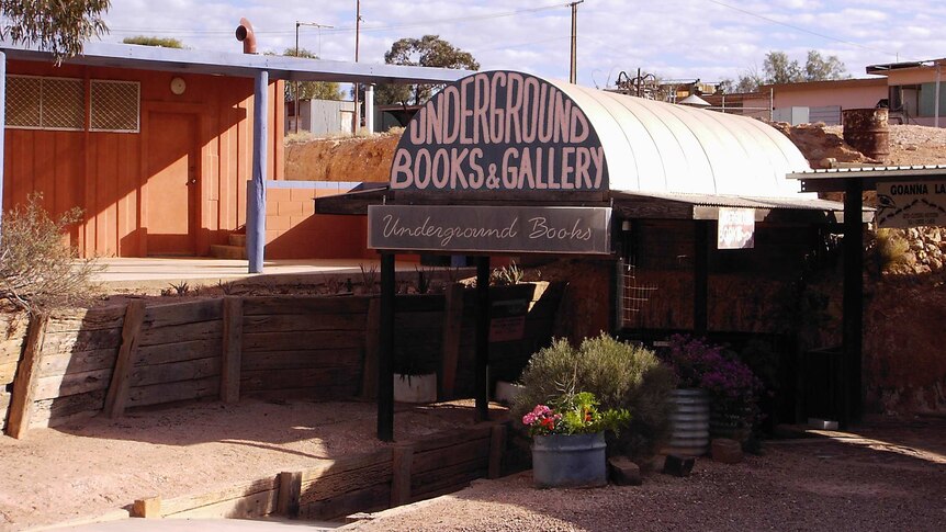Coober Pedy's Underground Books is the only bookshop between Adelaide and Alice Springs.
