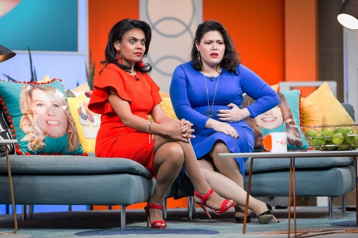 Two Indigenous Australian women as the presenters of a breakfast television show