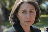 NSW Premier Gladys Berejiklian looking downcast.