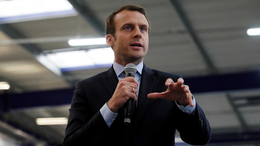 Emmanuel Macron, French presidential candidate