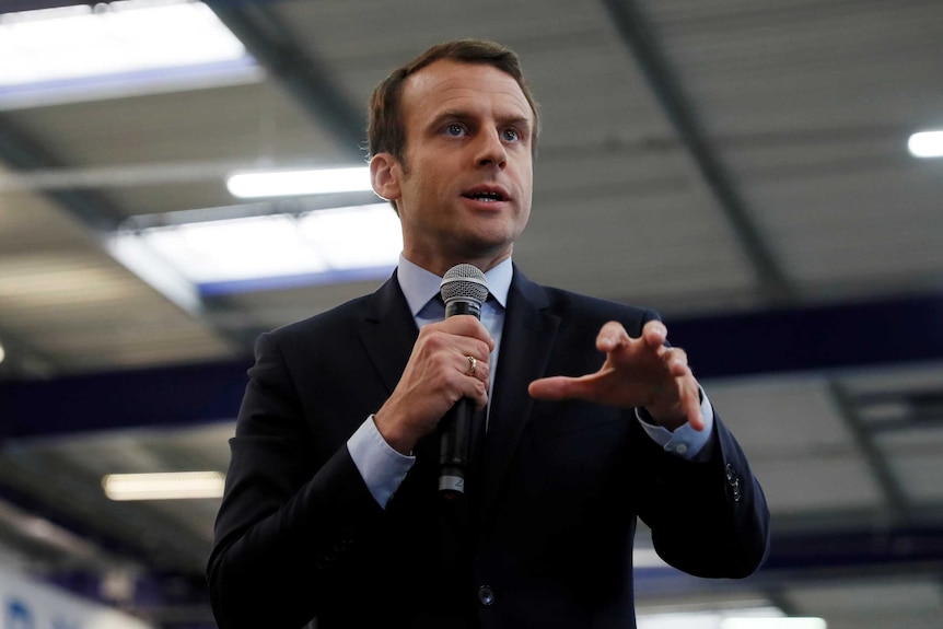 Emmanuel Macron, French presidential candidate