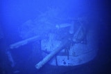 HMAS Sydney gun turret
