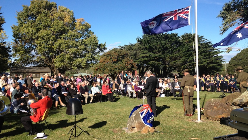 The second 40th battalion from Tasmania was honoured at a service in the north-west.