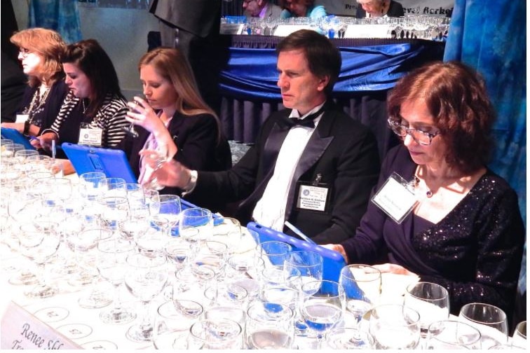 Judges at the Berkeley Springs International Water Tasting event 2021