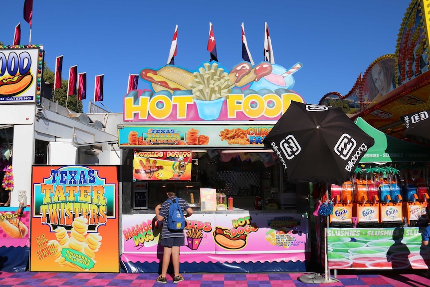 Hot food at Ekka