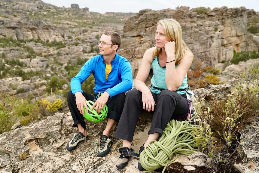 Climbers Mark Gould and Jackie Bernardi