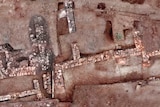 Photo of excavation in ancient city of Tenea