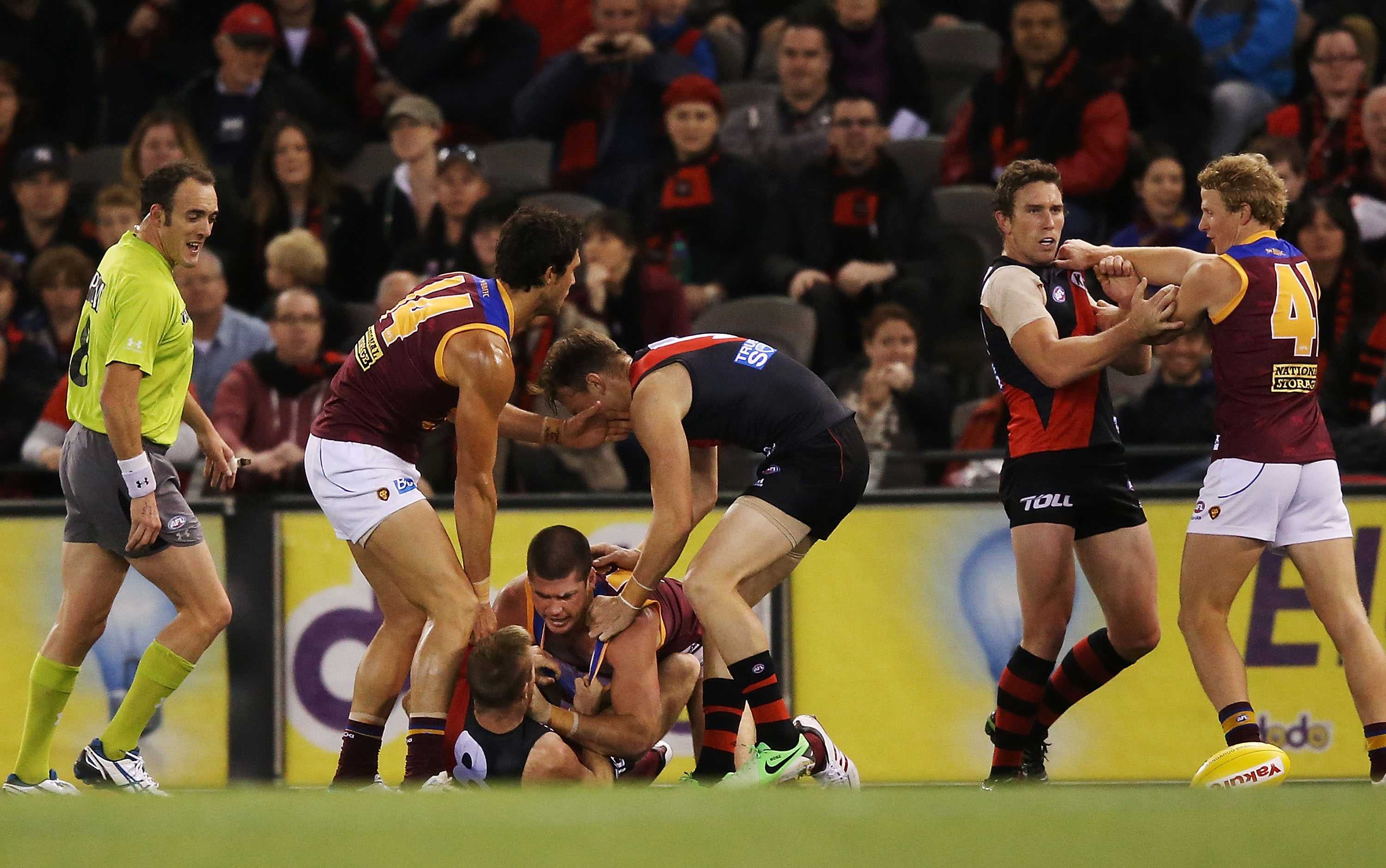 Staker The Hero As Lions Beat Bombers - ABC News