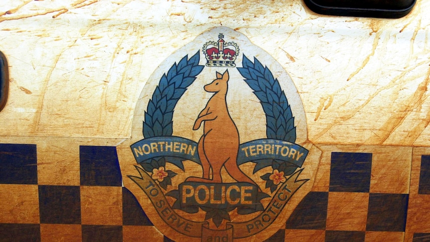 Generic NT Police logo on a car