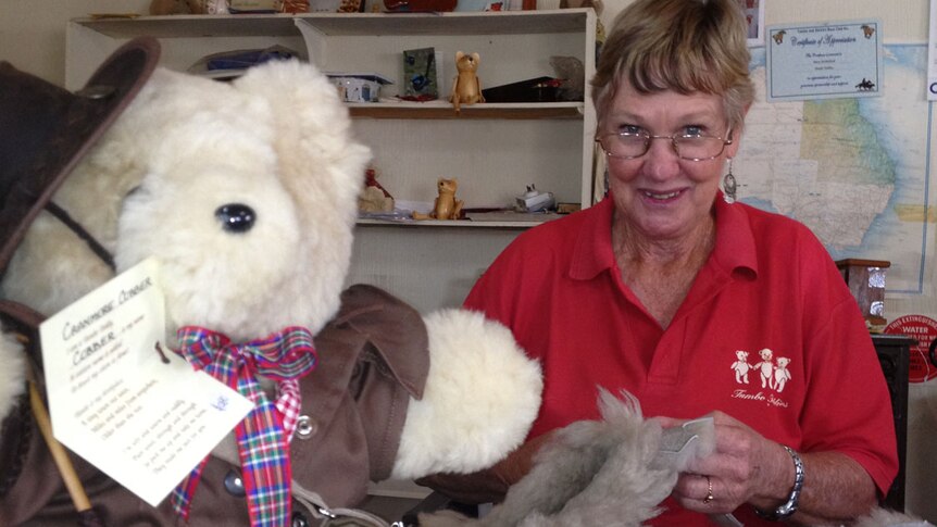 Tambo Teddies owner Mary Sutherland in central-West Qld in April, 2013