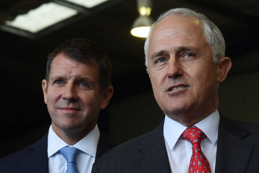 Mike Baird and Malcolm Turnbull.