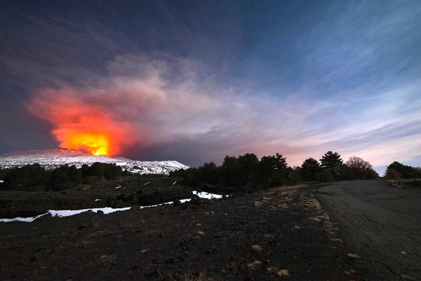 Mount Etna erupts for first time in 2017