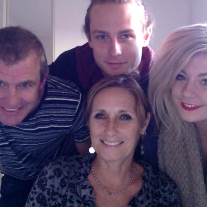 Phil Walsh with his family
