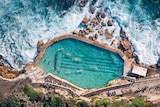 A swimming pool in Bronte, NSW.
