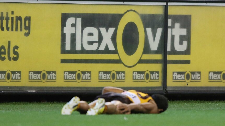 Fans mock injured Rioli