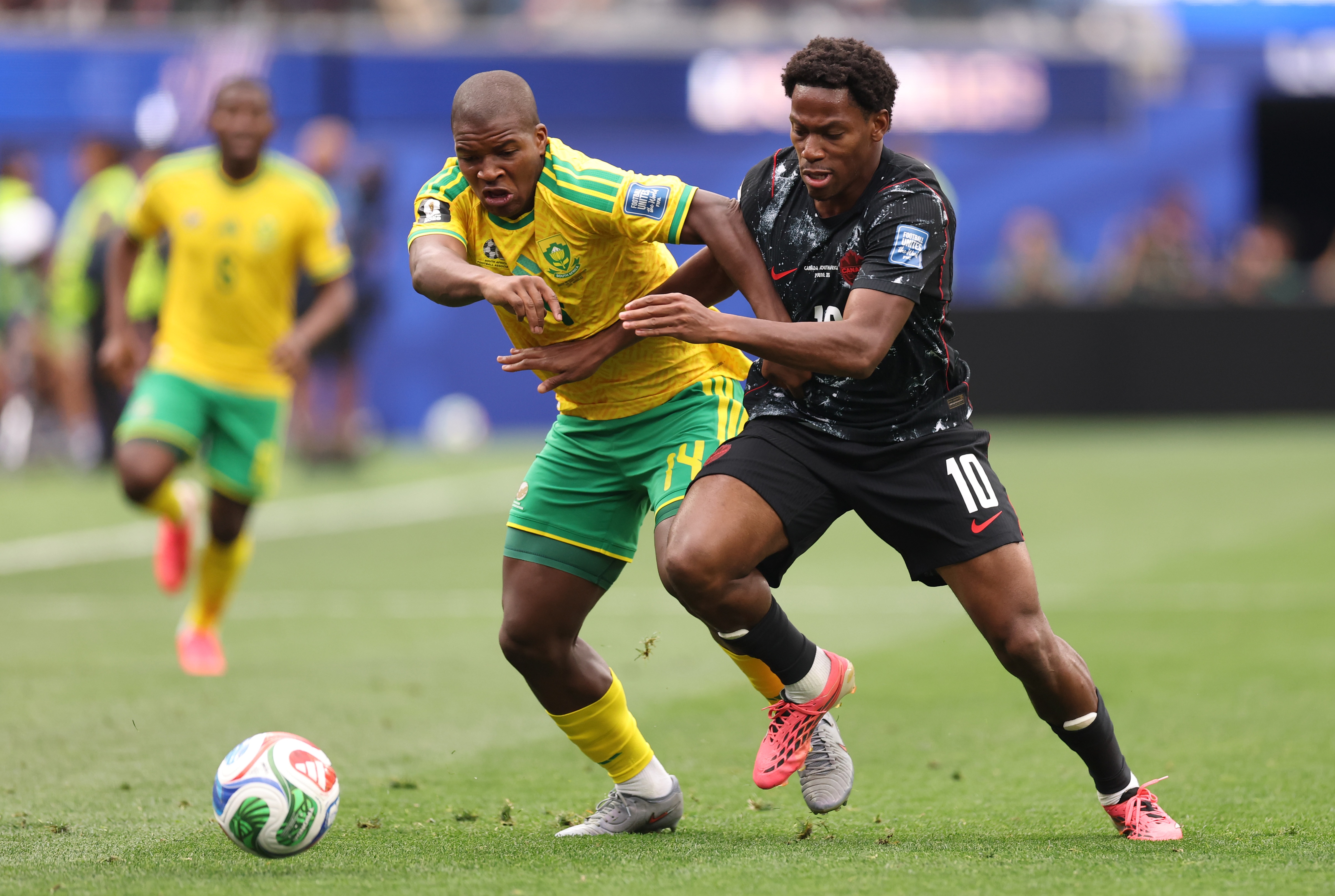 Live: Canada and South Africa in frenetic start to historic knockout clash