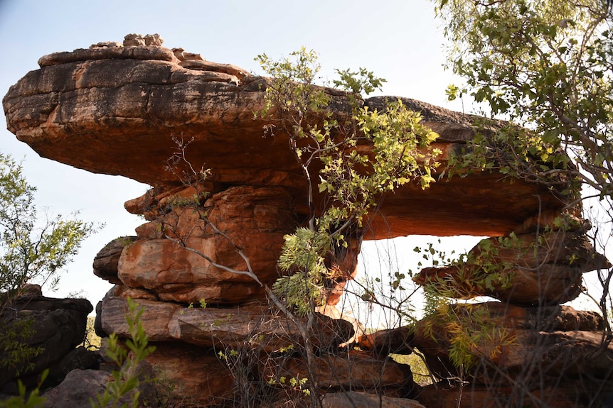 Rock shelter in the Kimberley