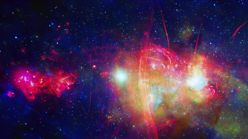 Imagen espacial del centro de la Vía Láctea
