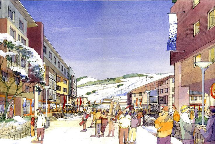 Artist impression of Perisher