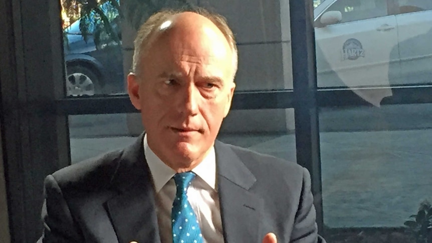 Eric Abetz in Hobart