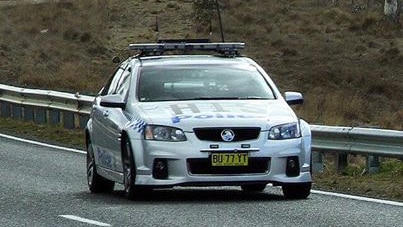 Police highway patrol vehicle.